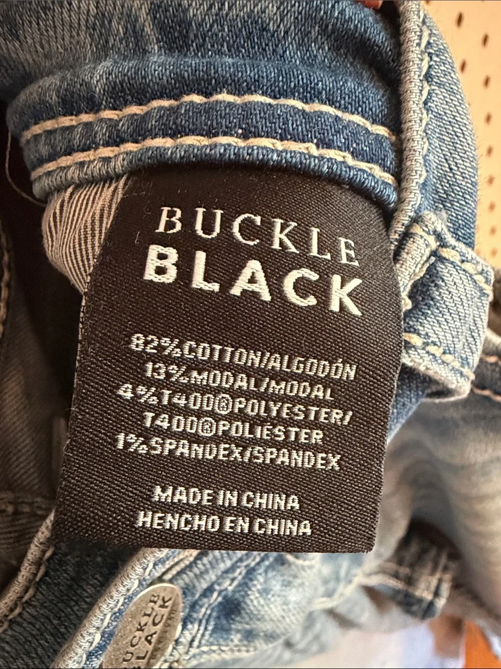 Buckle Black Light Blue Men's Straight Jeans